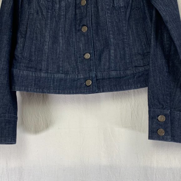 J. Crew Denim Jacket in Dark Wash - Picture 6 of 8
